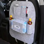 Felt Car Storage Bag - Rear Seat Organizer (1pc)
