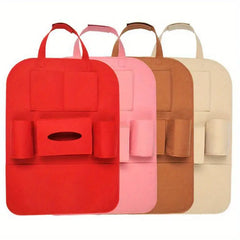Felt Car Storage Bag - Rear Seat Organizer (1pc)
